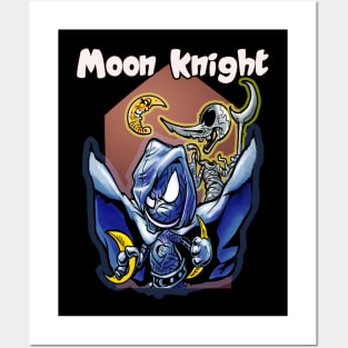 Cartoon Moon Knight Posters and Art